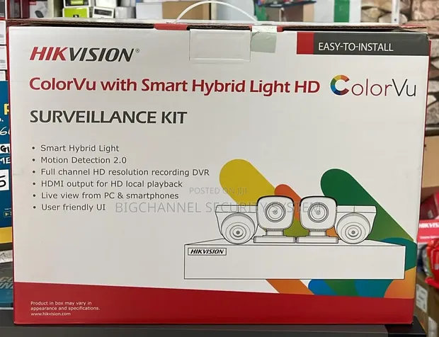 Hikvision ColorVu 4CH Surveillance Kit - 1