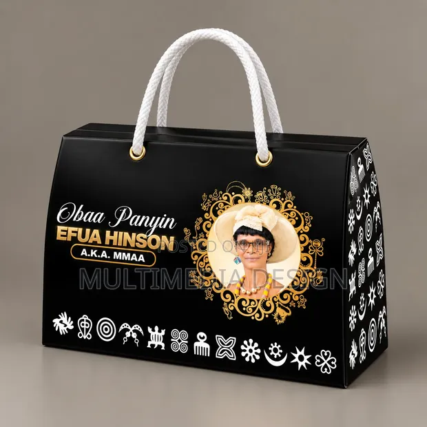 Custom Printed Paper Bags for Funerals - 1