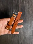 Handmade Leather Watch Straps - Sizes 20, 22, 24 - 1