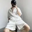 Men's Casual Short Sleeve Top & Shorts Set - 2