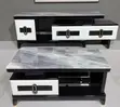Contemporary Faux-Marble Living Room Set - 2