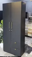Two Doors Wardrobe with Mirror & Drawers - 3