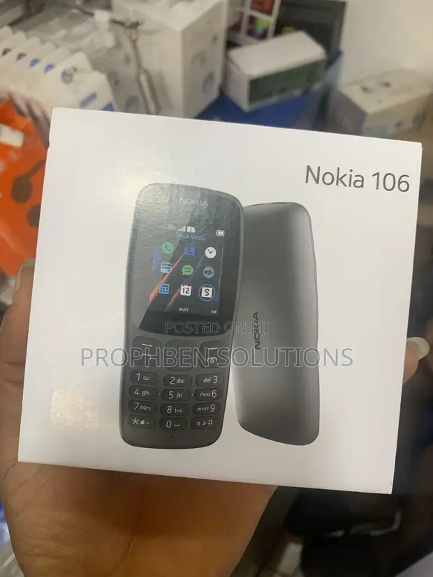 New Nokia 106 4G Black - 1