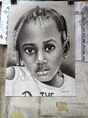 Hand-Drawn Pencil Portraits from Photo