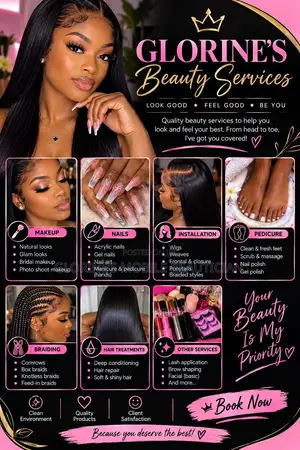 Mobile Beautician in Accra - Glorine