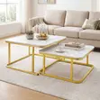 2-in-1 Modern Nesting Center Table Set - 1