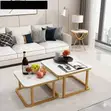 2-in-1 Modern Nesting Center Table Set - 2