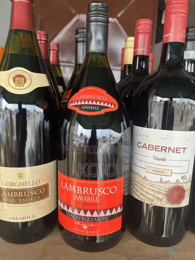 Lambrusco Italian Sparkling Red Wine - 1