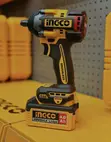 INGCO 20V 550Nm Cordless Brushless Impact Wrench Kit (CIWLI2055) - 4