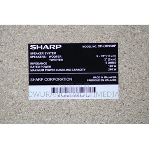 Sharp CD-BH950 240W 5-CD Bluetooth Sound System