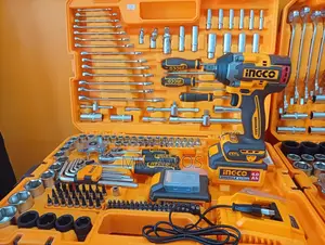 INGCO 172-Piece Tool Set with Cordless Impact Wrench (20V)