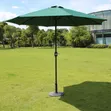 2.7m Outdoor Market Patio Umbrella - Hunter Green - 1