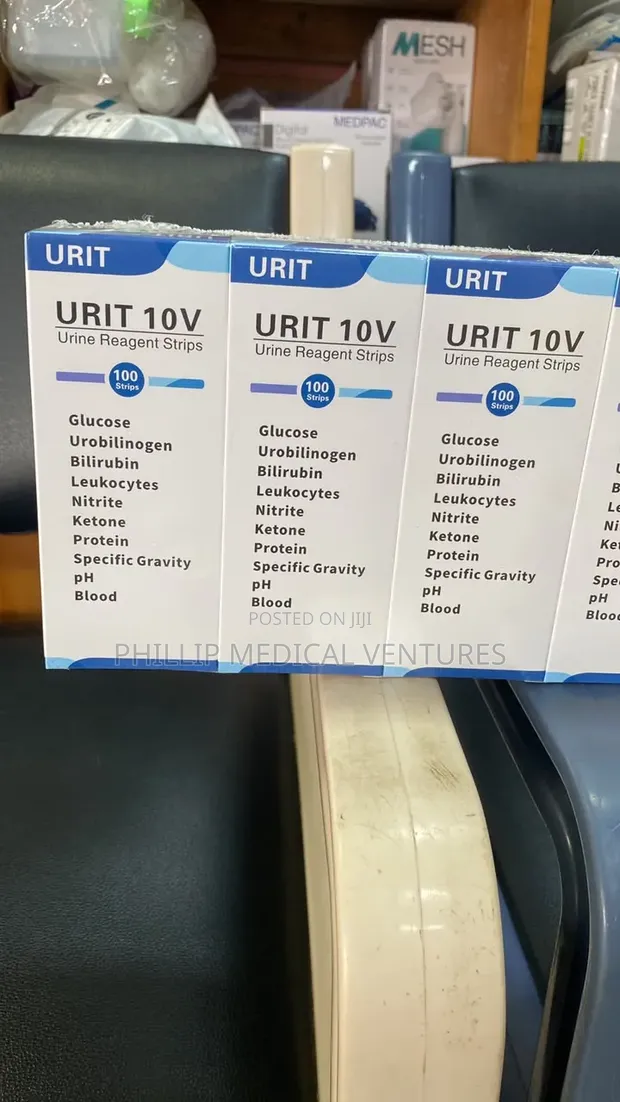 URIT 10V Urine Reagent Strips - 1