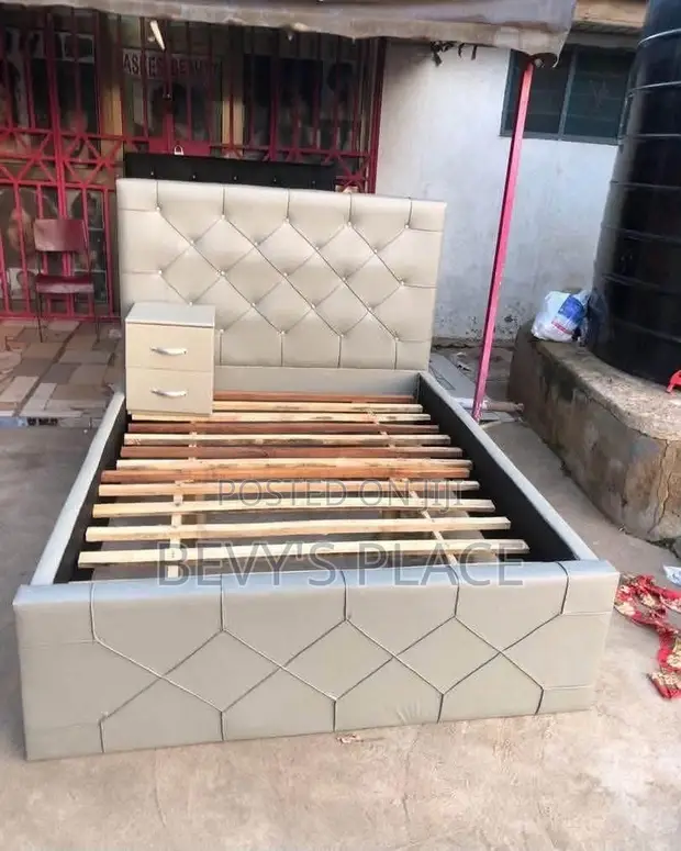 Quality Leather Bedframe - Brand New - 1