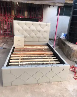 Quality Leather Bedframe - Brand New