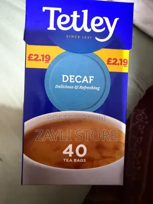 Tetley Decaffeinated Black Tea Bags - 40 Count