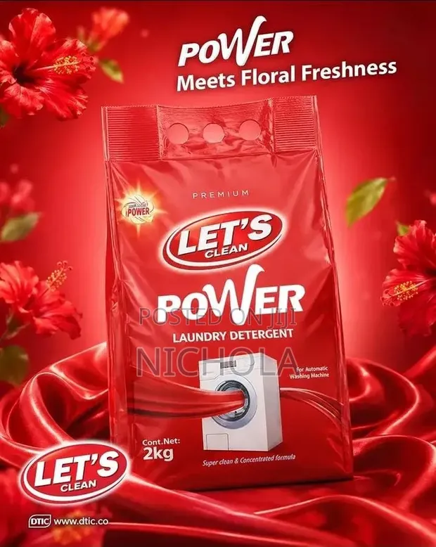 Laundry Detergent Powder - 2kg - 1