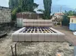 Queen Size Plush Channel-Tufted Upholstered Bed Frame - 1