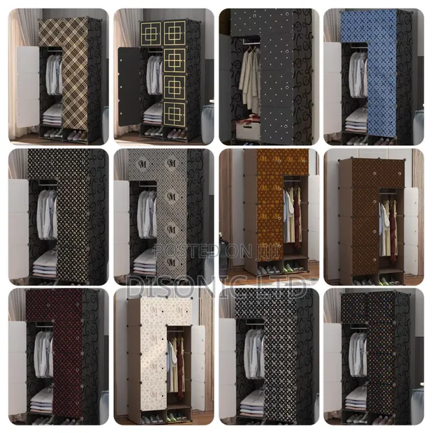 8 Cubes Plastic Wardrobe - 1