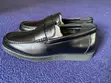Men's Black Leather Penny Loafers - Size 42 - 3