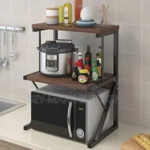 2-Tier Wooden Microwave Stand/Shelf
