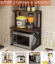 2-Tier Wooden Microwave Stand/Shelf - 2