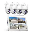 4 Channel Smart Wireless WiFi CCTV with 5G Monitor - 1
