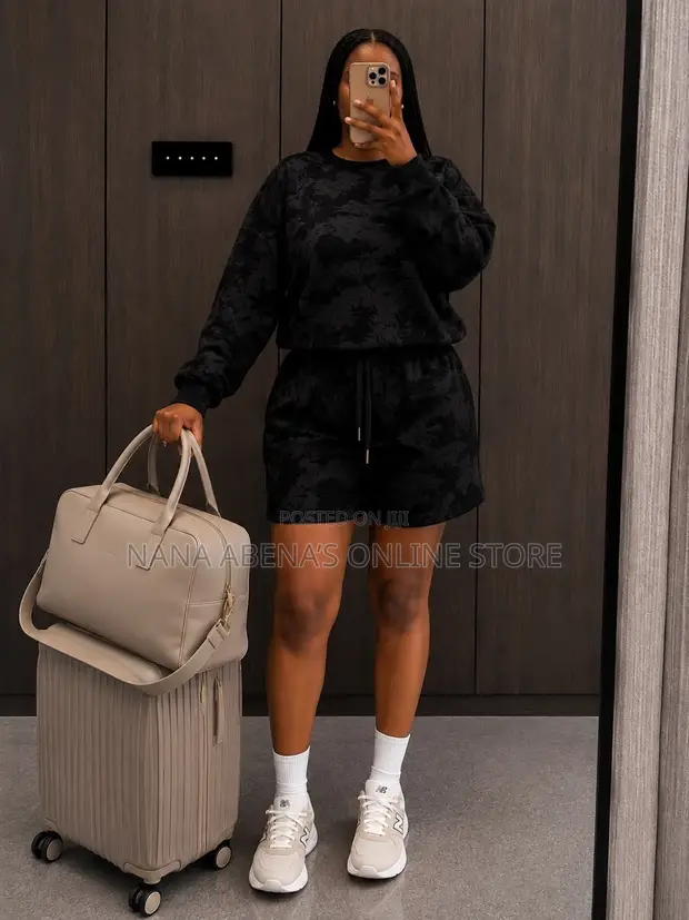 Unisex Traveling Suit Set - Black - 1