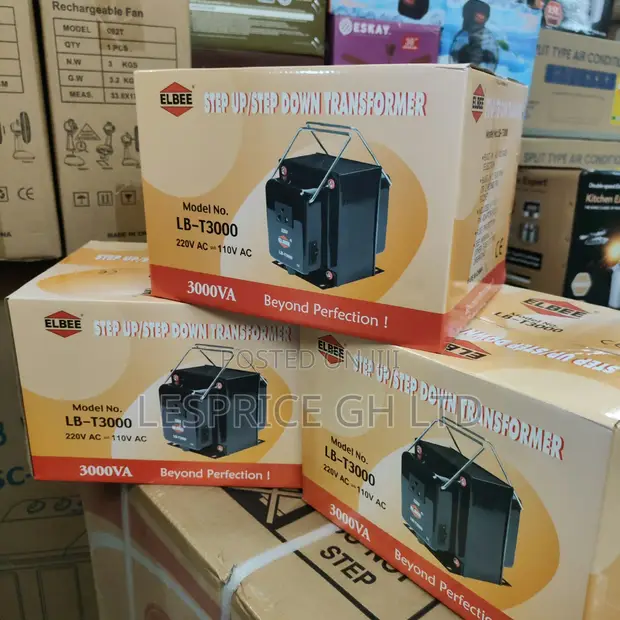 Elbee 3000W Step Up & Down Transformer - 1