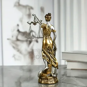Goddess of Justice Office Deco Statue 37cm H