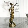 Goddess of Justice Office Deco Statue 37cm H - 2