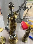 Goddess of Justice Office Deco Statue 37cm H - 3