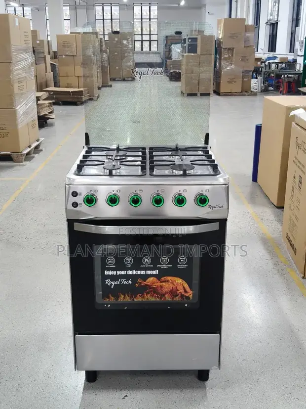 Royal Tech 60x60 Gas Cooker with Oven & Grill - 1
