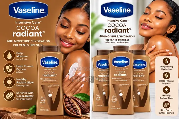 Vaseline Hydrating Lotion - Cocoa Radiant - 1