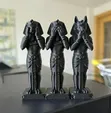 Egyptian Gods Statue Set (3pcs) - 2
