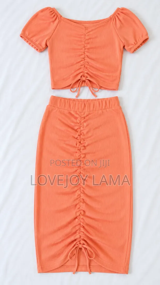 Shein Orange Sleek Chic Women's Clothing - 1