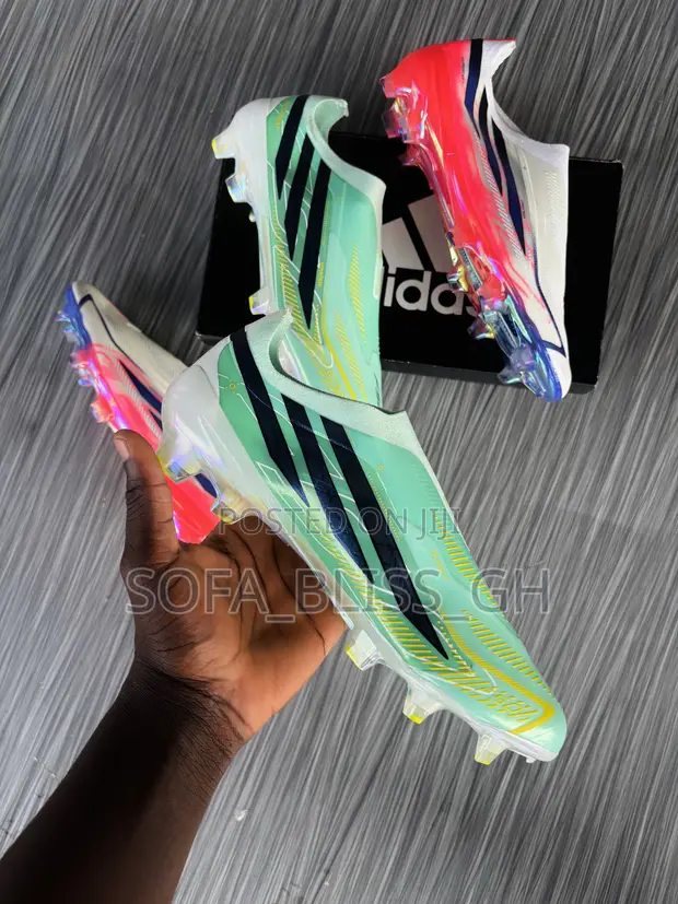 Latest Green Adidas F50 HyperFast 2026 Football Boots - 1