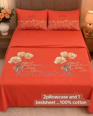 3-Piece Bedsheet Set (2 Pillowcases, 1 Bedsheet)