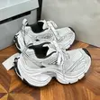 Balenciaga 10XL Super Chunky Sneakers (White/Silver) - 1