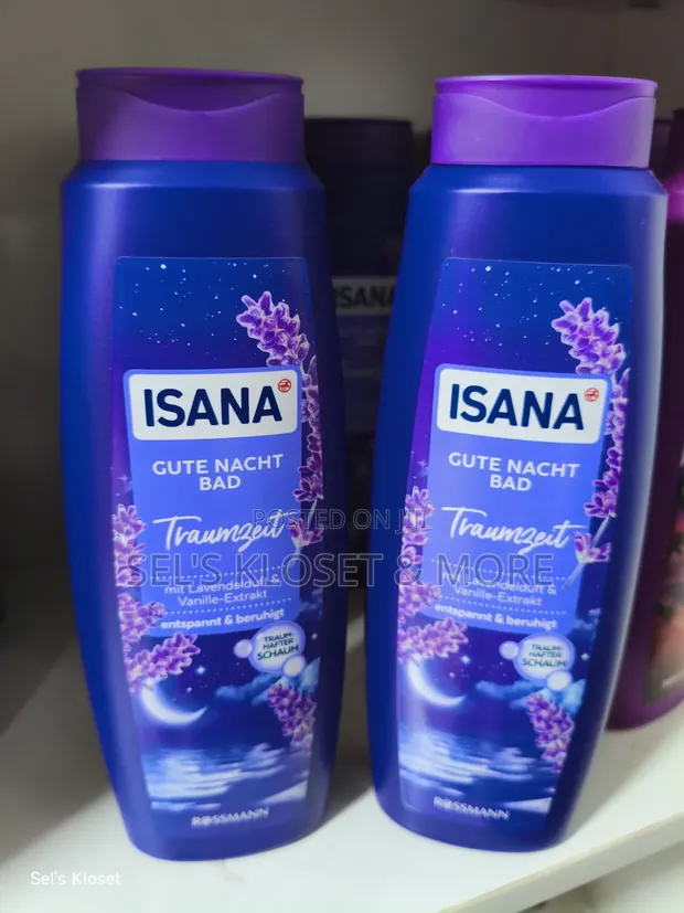 ISANA Shower Gels - Cream & Care, Gute Nacht Bad, Tropical Sunset - 1