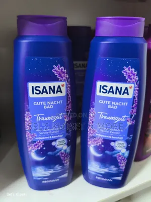 ISANA Shower Gels - Cream & Care, Gute Nacht Bad, Tropical Sunset
