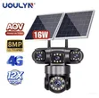 HiEasy 20MP Solar 4G 4-Lens CCTV Camera with Headlight - 1