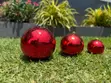 Christmas Baubles - Metallic Red, Silver, Gold - 1