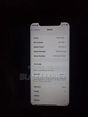 Apple iPhone X 64GB Black