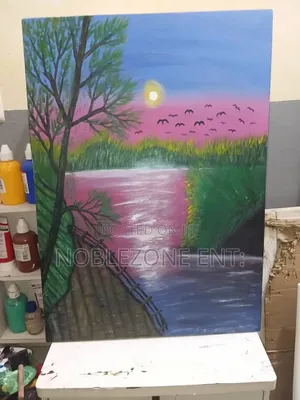 Sunset Landscape Artwork