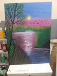 Sunset Landscape Artwork - 1