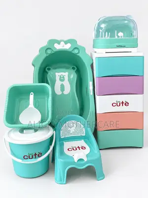 Baby Bath Set with Mini Drawer