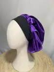 Wide Band Satin Hair Bonnet - 3
