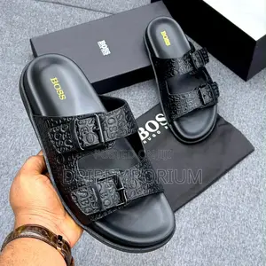 BOSS Hugo Boss Double Buckle Slides