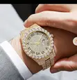New Rhinestone Steel Watch - Gold/Silver/White - 4